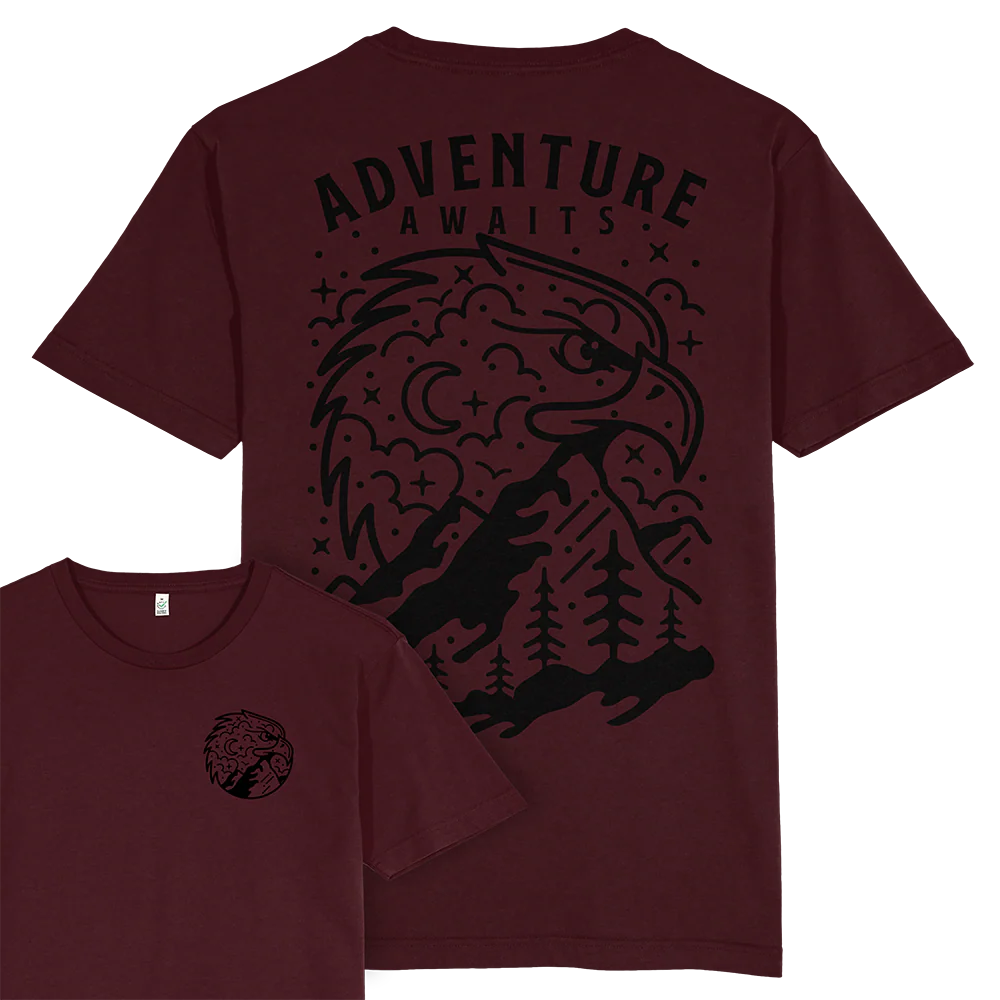 Adventure Awaits T-shirt / Back Print - Image 5