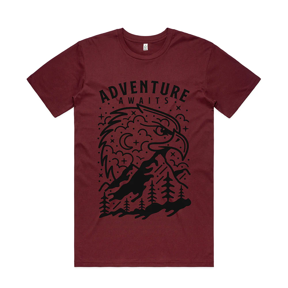 Adventure Awaits T-shirt / Front Print - Image 4