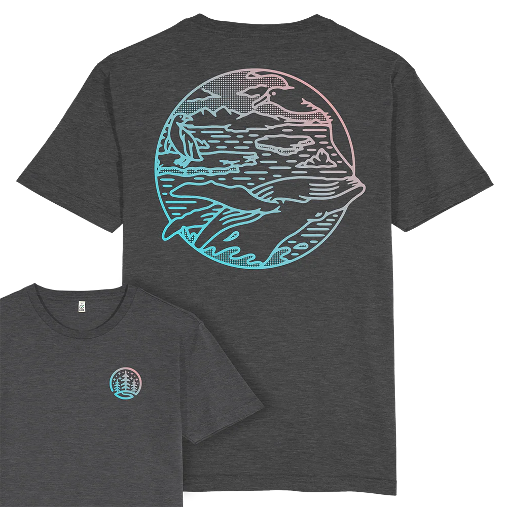 Antarctica Scene T-shirt / Back Print - Image 3