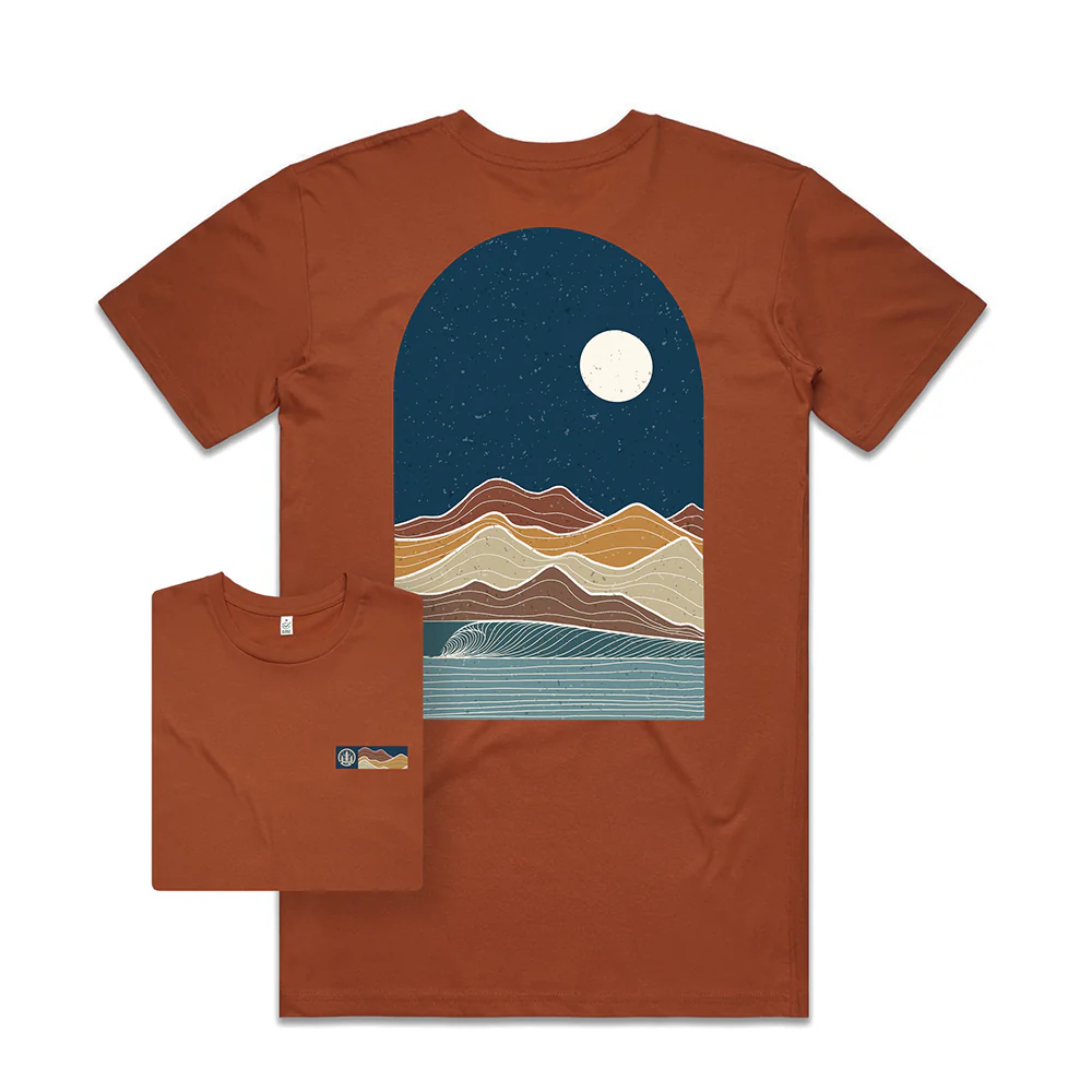 Arch Wave T-shirt / Back Print - Image 2
