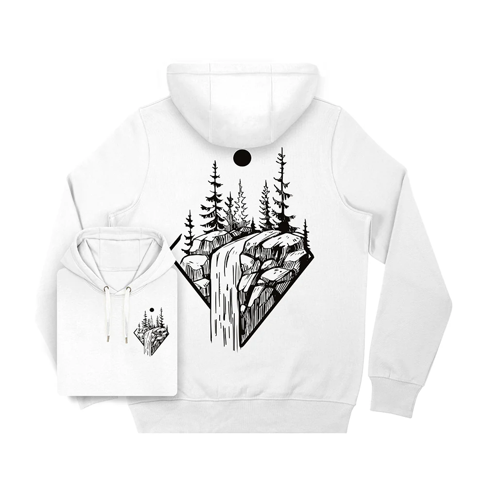 Autumn Stream Hoodie / Back Print - Image 3
