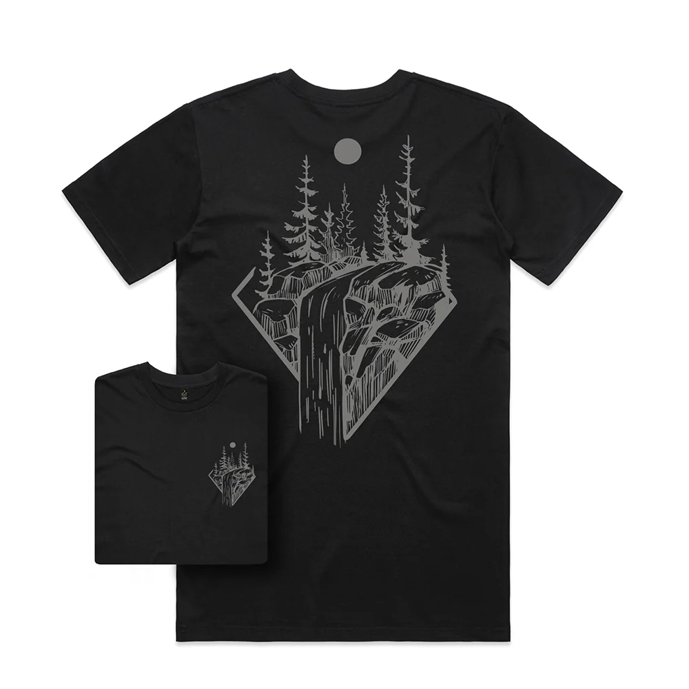 Autumn Stream T-shirt / Back Print - Image 2