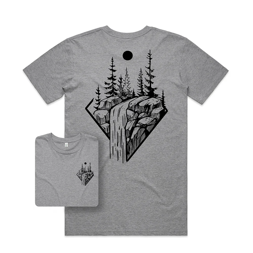 Autumn Stream T-shirt / Back Print - Image 3