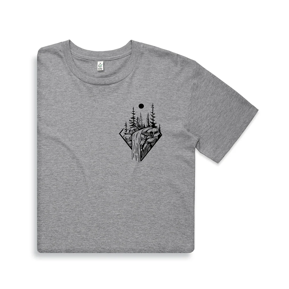 Autumn Stream T-shirt / Pocket Print - Image 3