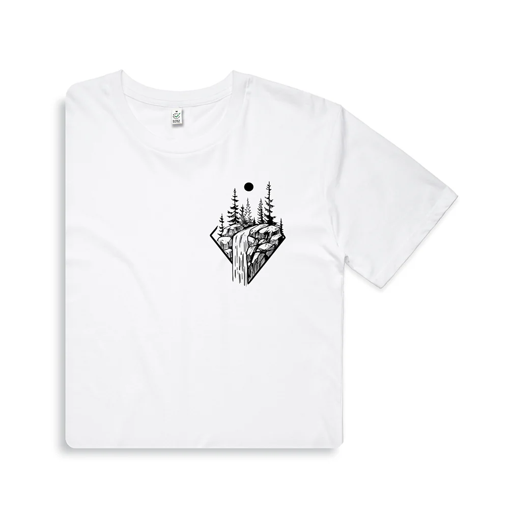 Autumn Stream T-shirt / Pocket Print - Image 5
