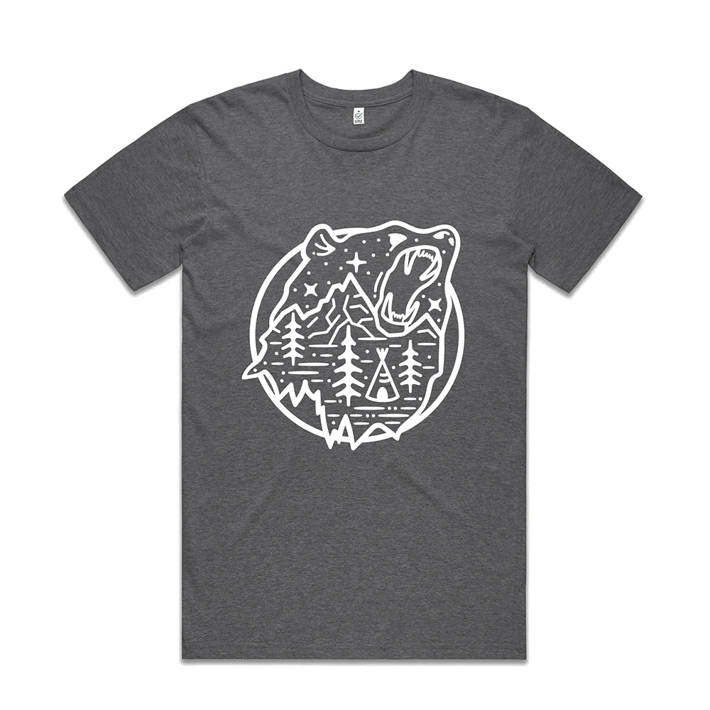 Bear Scene T-shirt / Front Print - Image 5