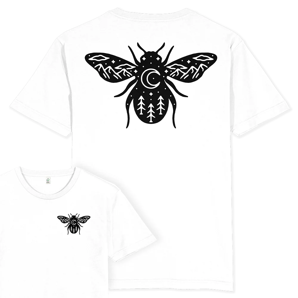 BEE Scene T-shirt / Back Print - Image 2