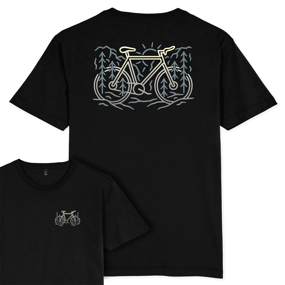 Bike Scene T-shirt / Back Print