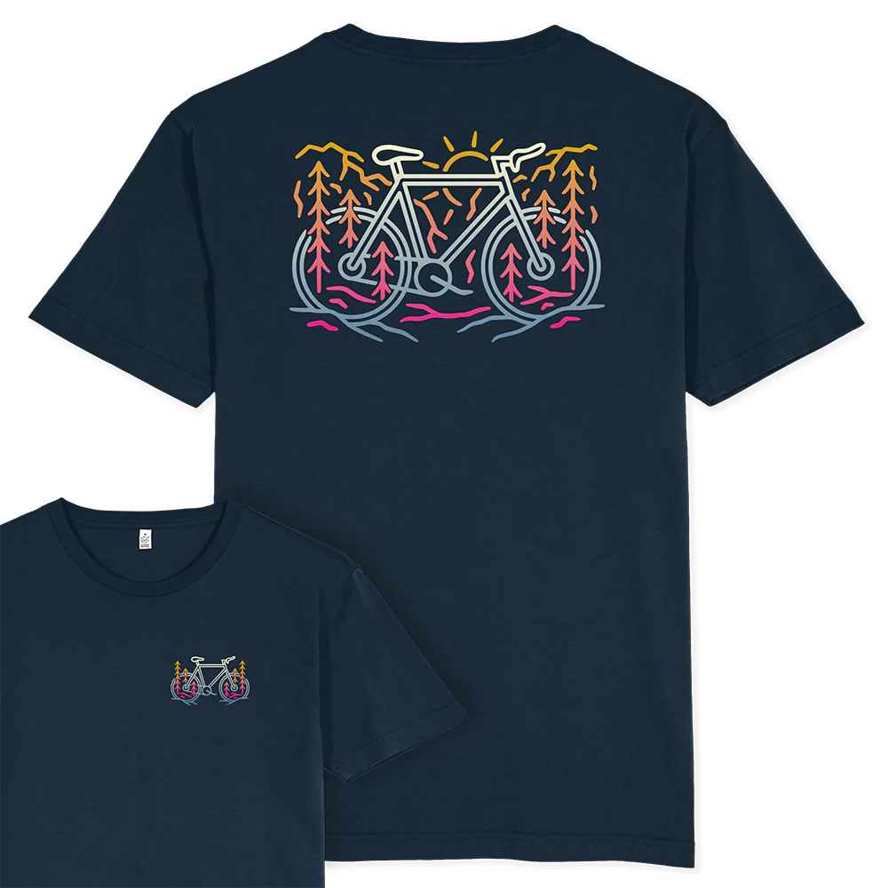 Bike Scene T-shirt / Back Print - Image 2