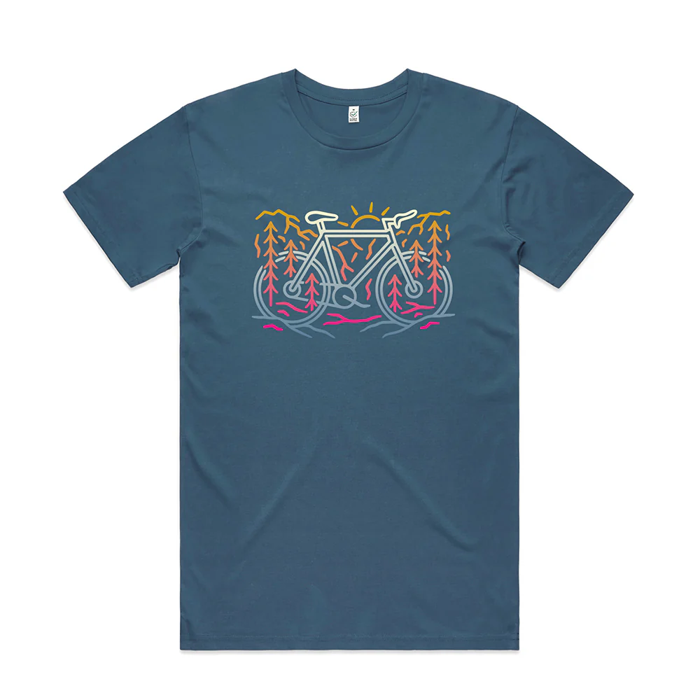 Bike Scene T-shirt / Front Print - Image 3