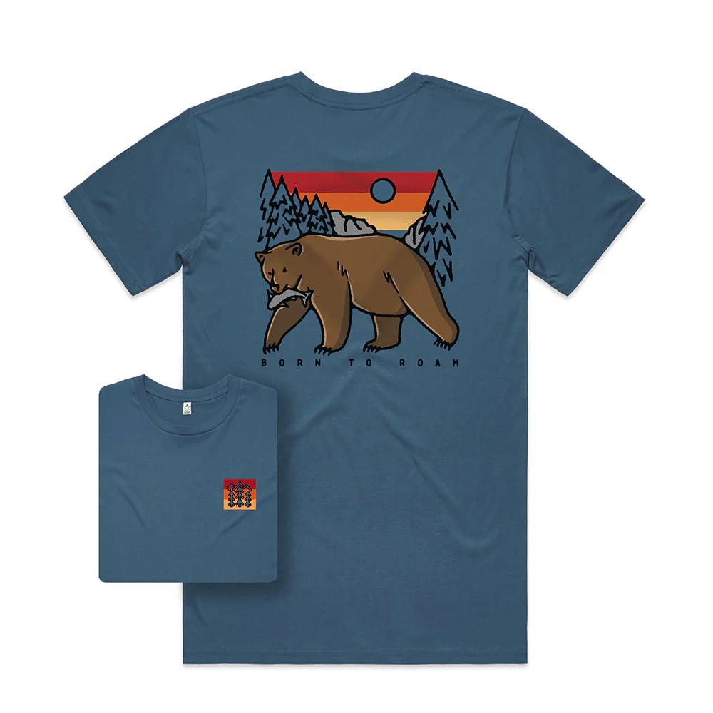 Born to Roam T-shirt / Back Print - Image 2