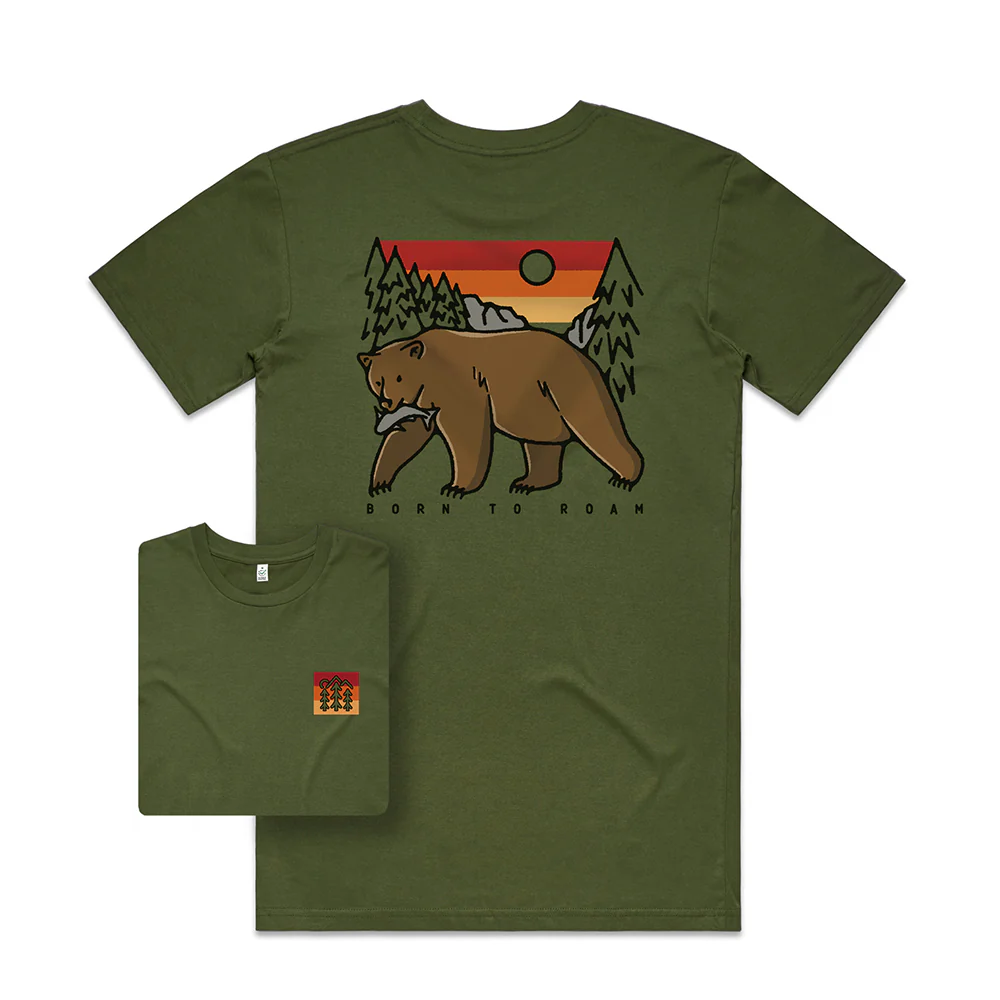 Born to Roam T-shirt / Back Print - Image 3
