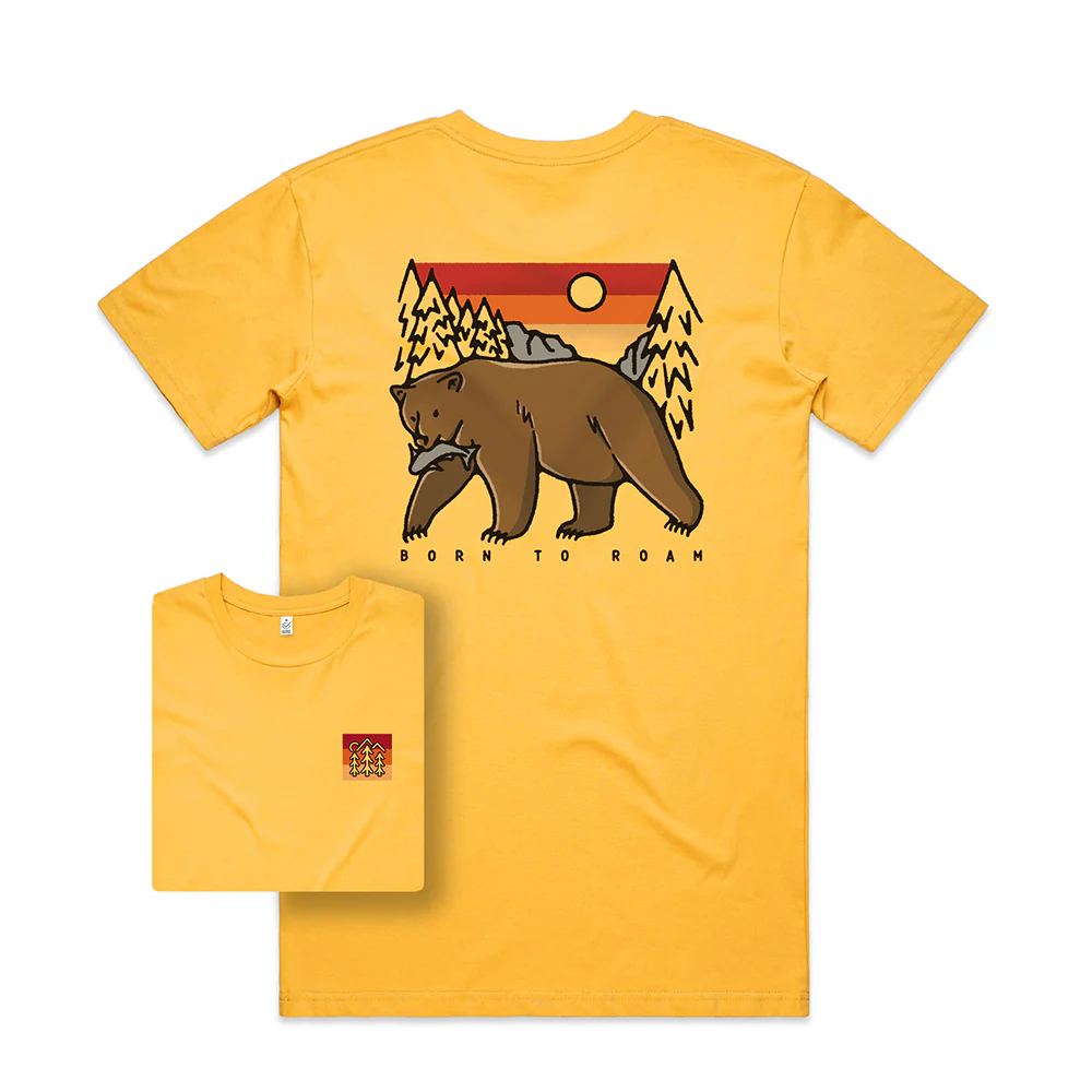 Born to Roam T-shirt / Back Print - Image 4