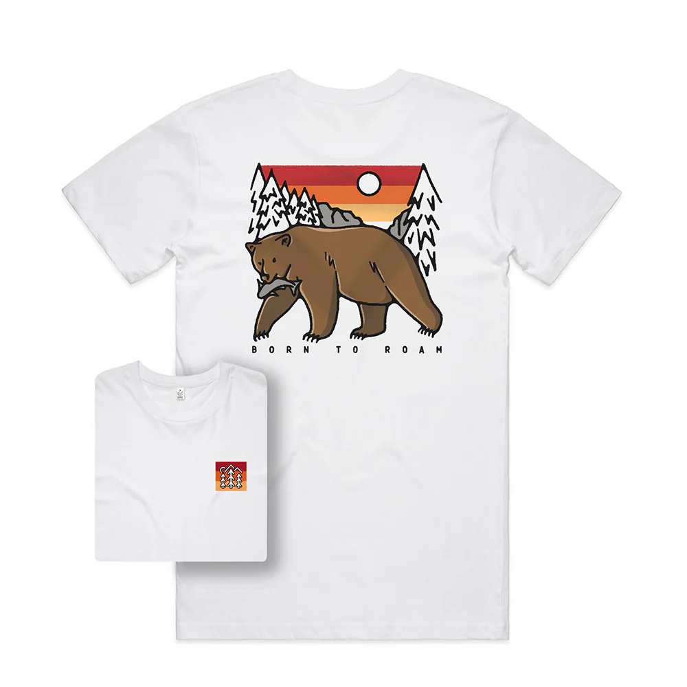 Born to Roam T-shirt / Back Print - Image 6
