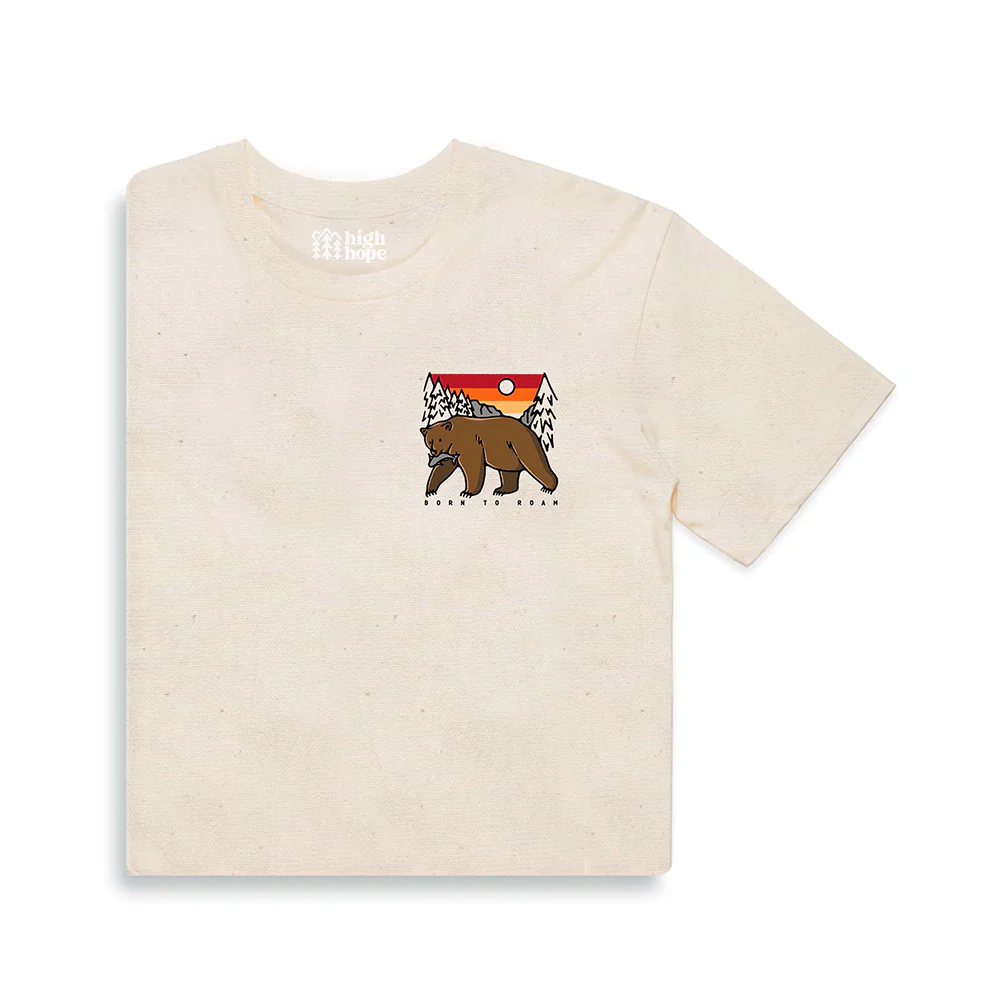 Born to Roam T-shirt / Pocket Print - Image 3