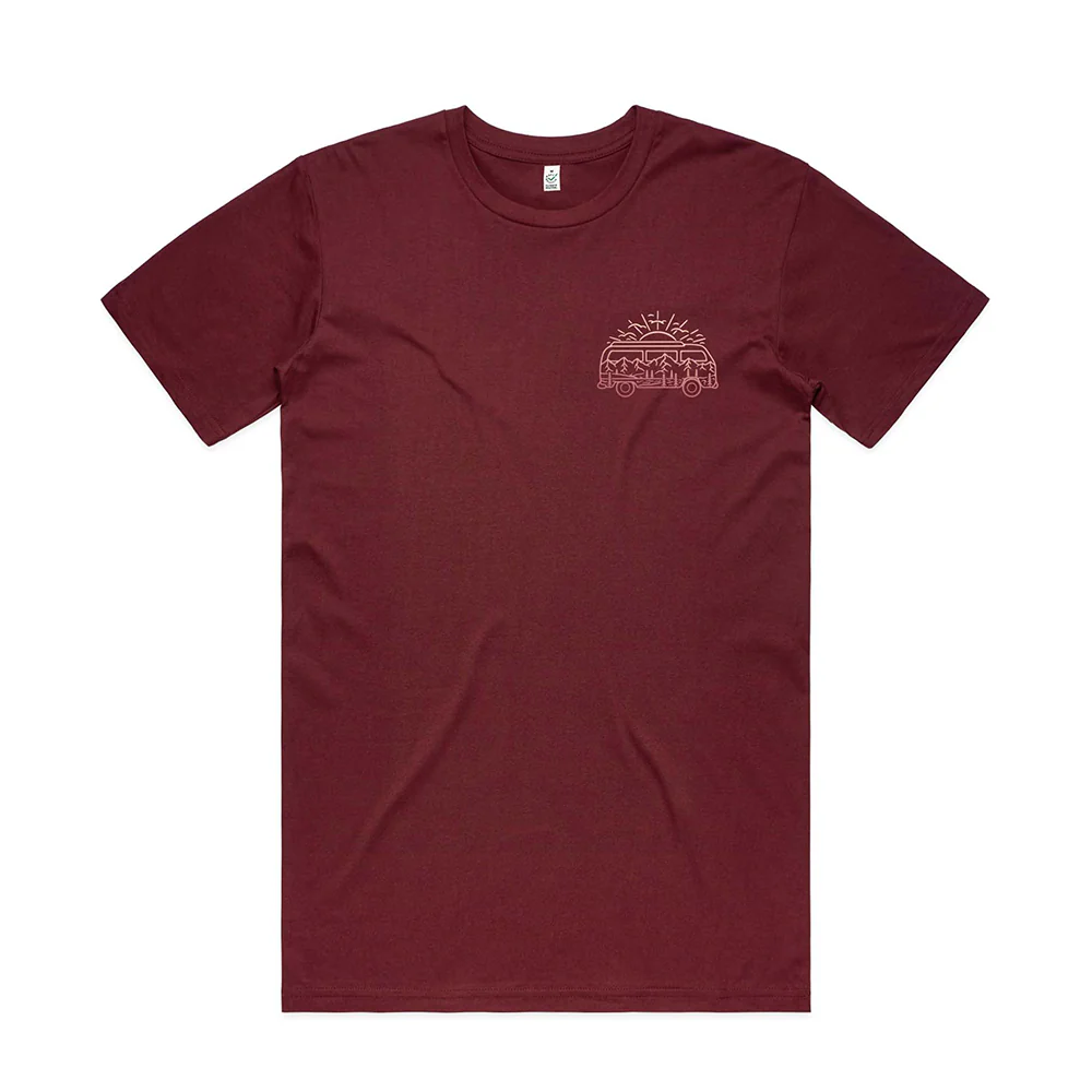 Campervan & Mountains T-shirt / Pocket Print - Image 5