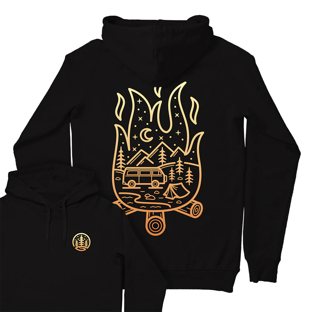 Campfire Hoodie / Back Print - Image 4