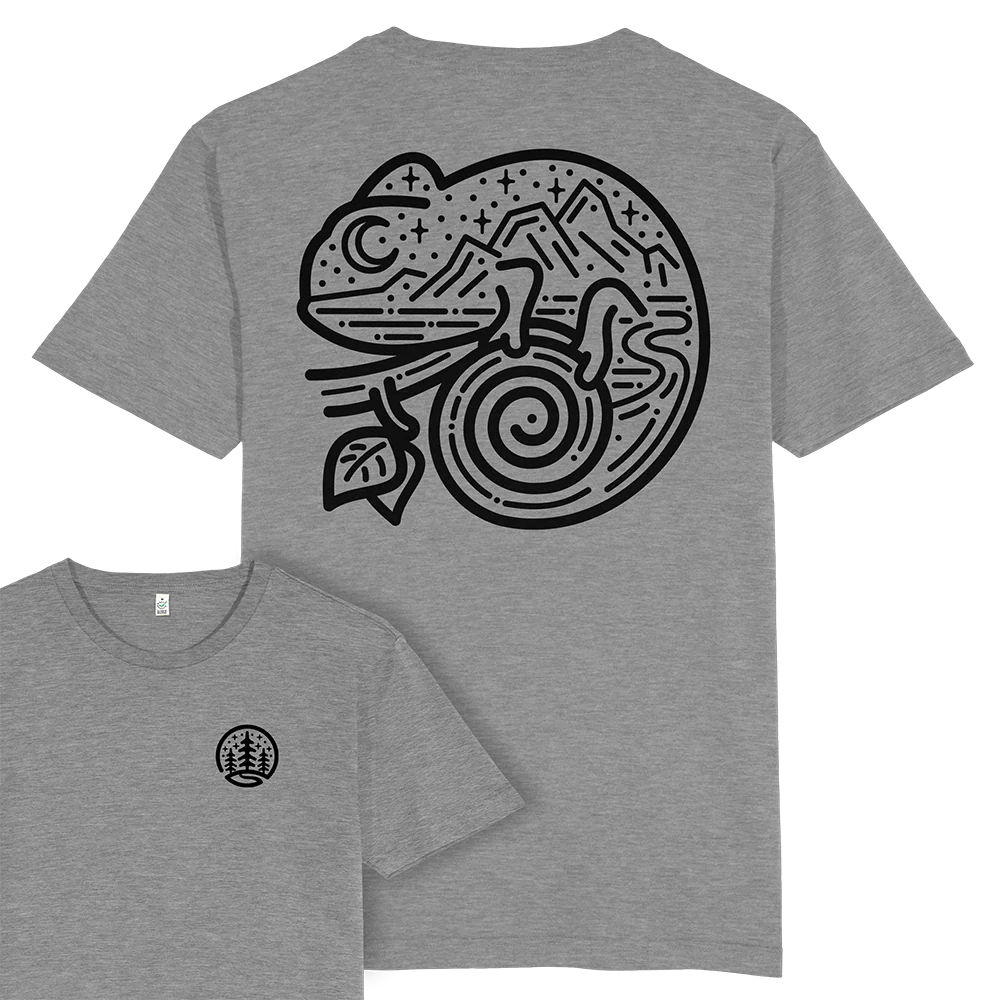 Chameleon T-shirt / Back Print - Image 4