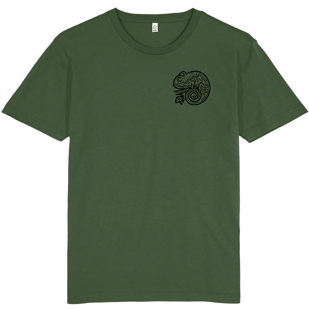 Chameleon T-shirt / Pocket Print - Image 5
