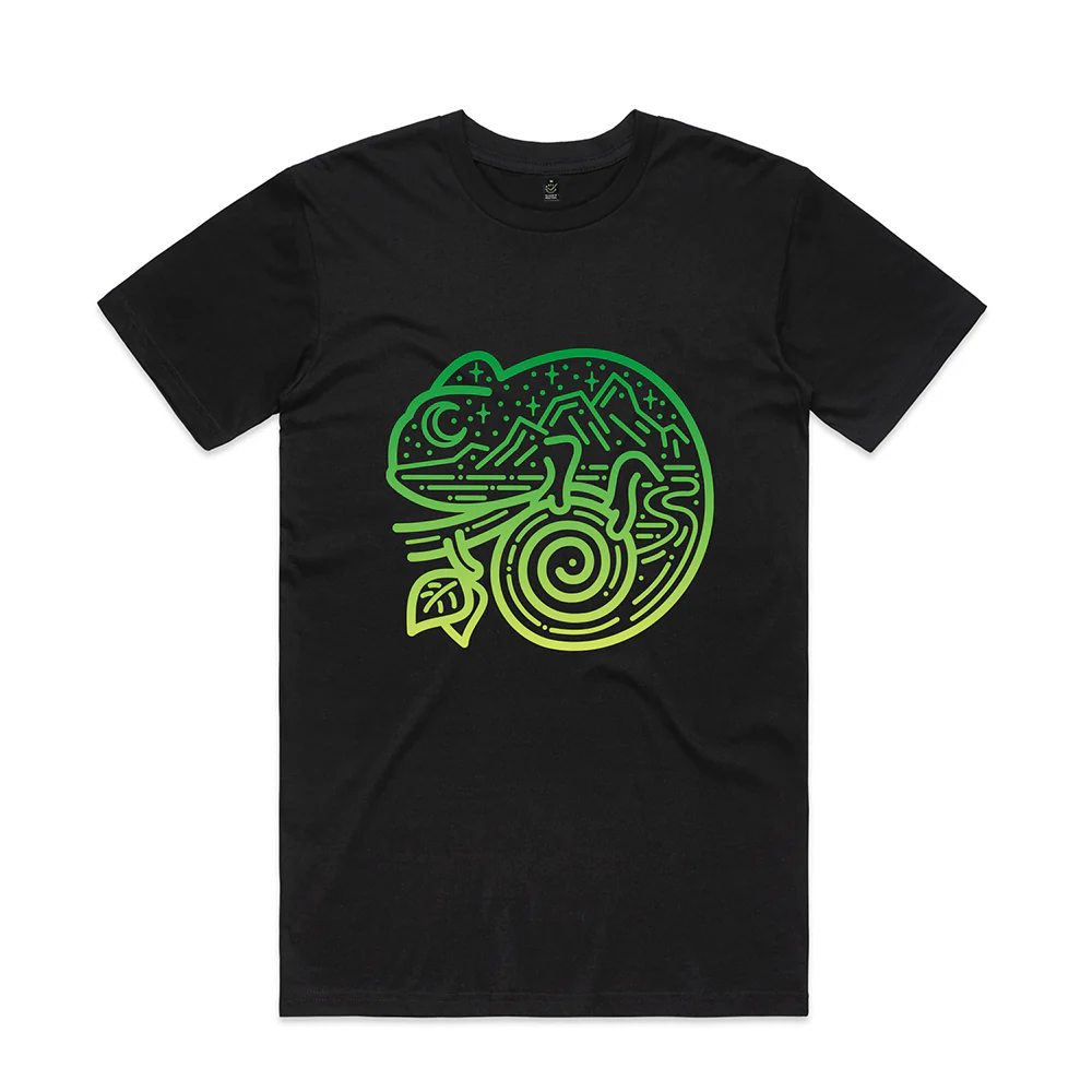 Chameleon T-shirt / Front Print - Image 4