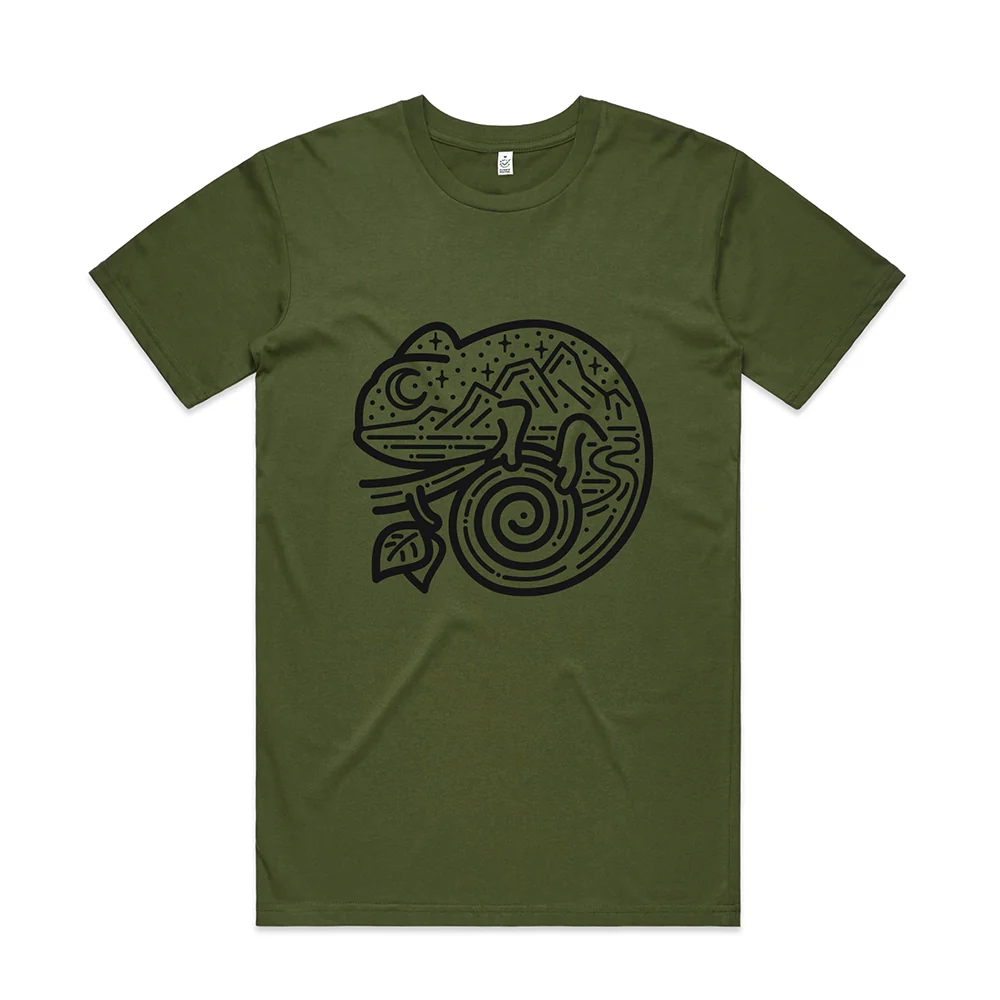 Chameleon T-shirt / Front Print - Image 5