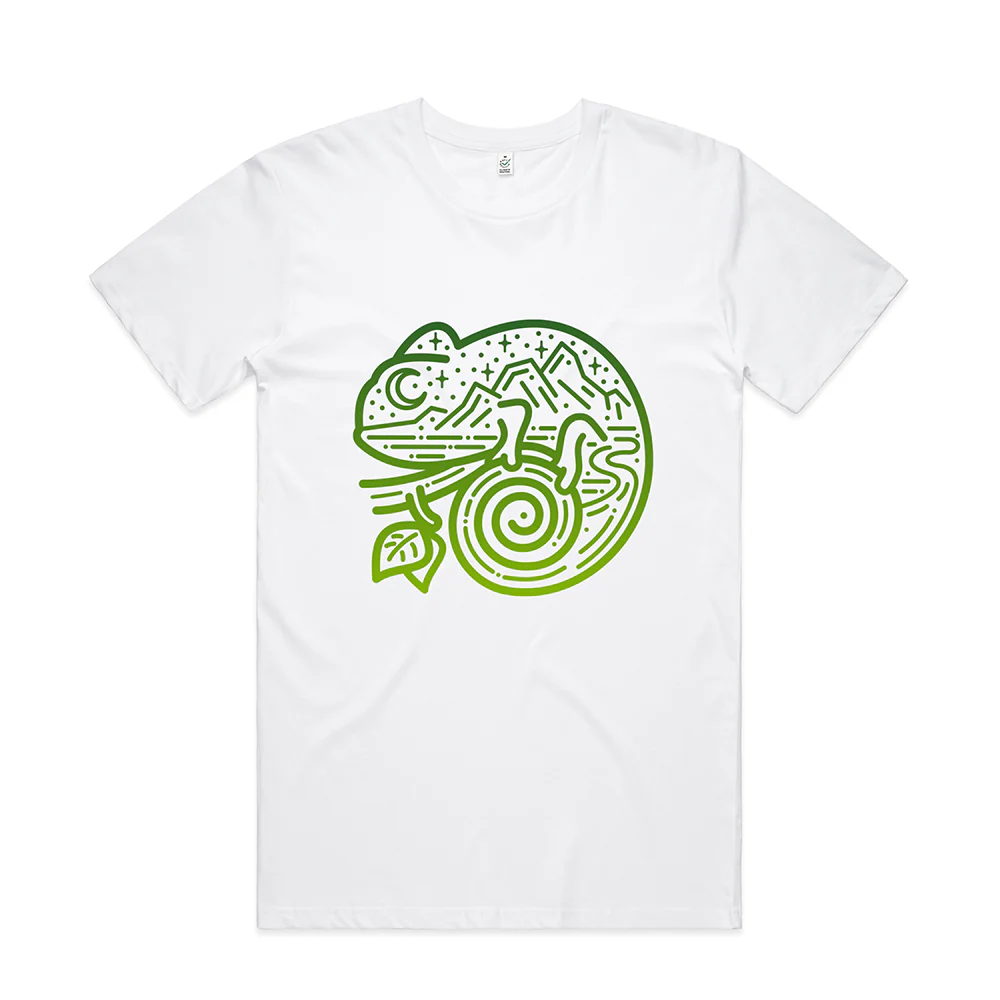 Chameleon T-shirt / Front Print - Image 6