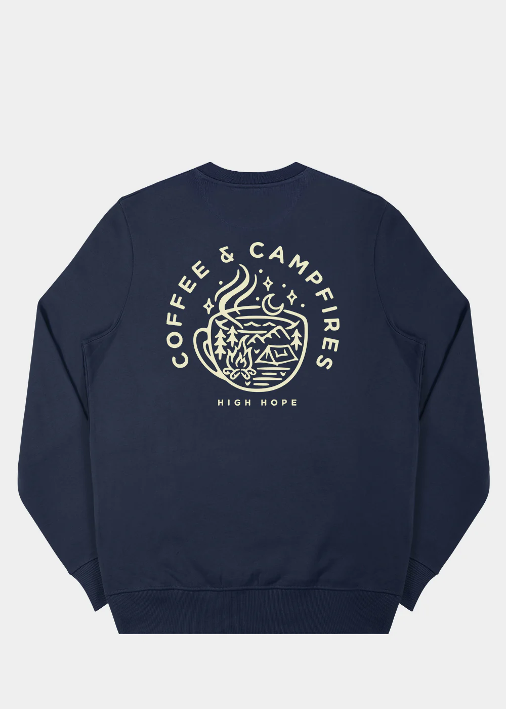 Coffee & Campfires Sweatshirt / Back Print - Image 5