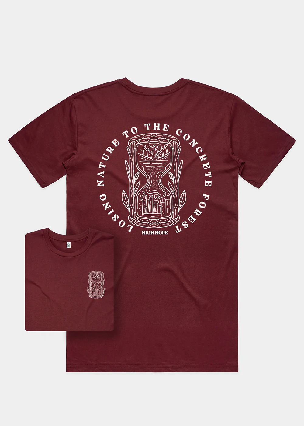 Concrete Forest T-shirt / Back Print - Image 2