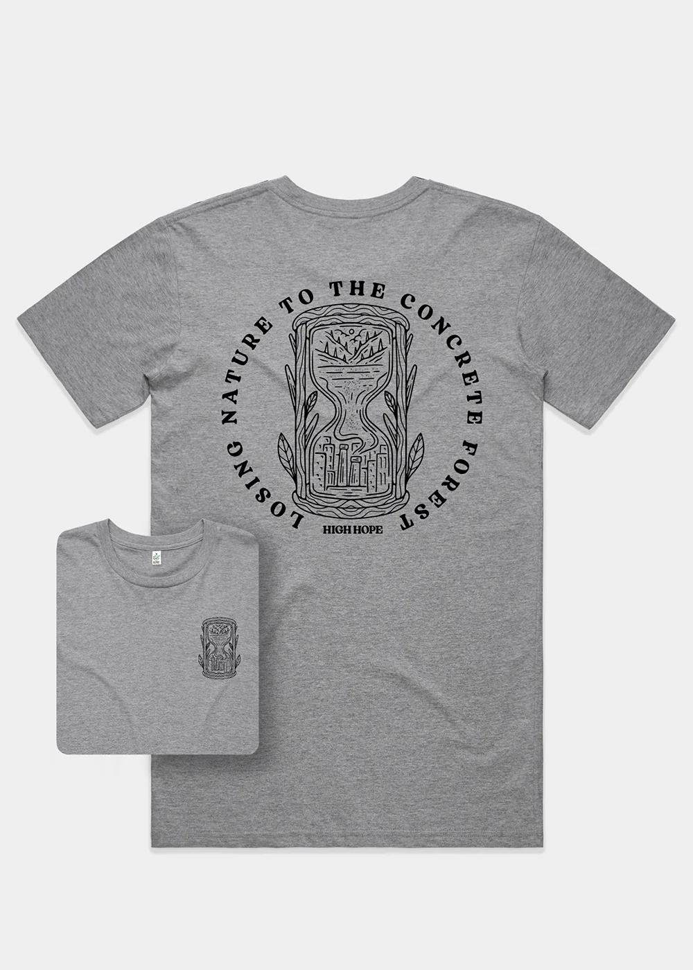 Concrete Forest T-shirt / Back Print - Image 4