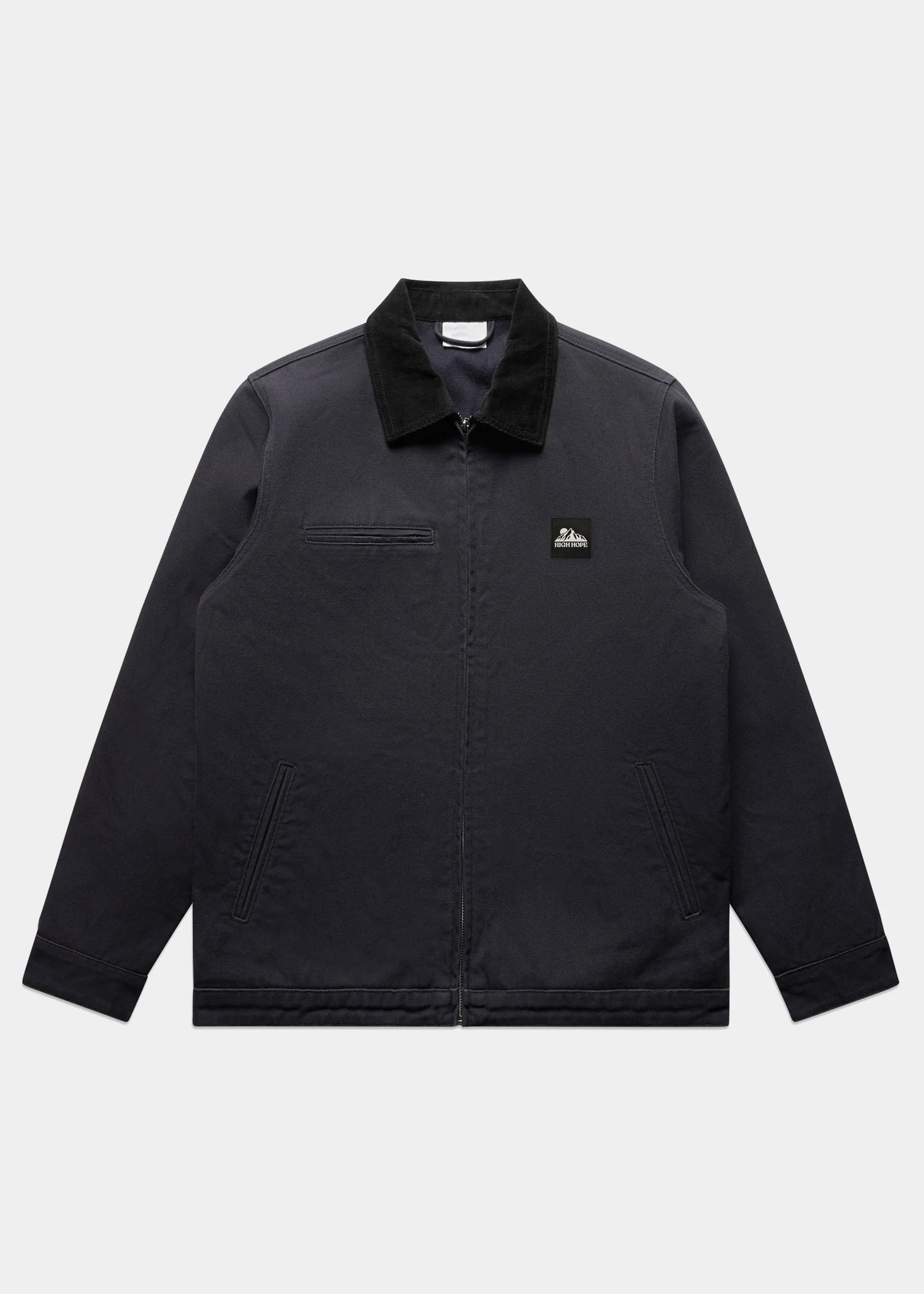 Cord Collar Canvas Jacket - Image 3