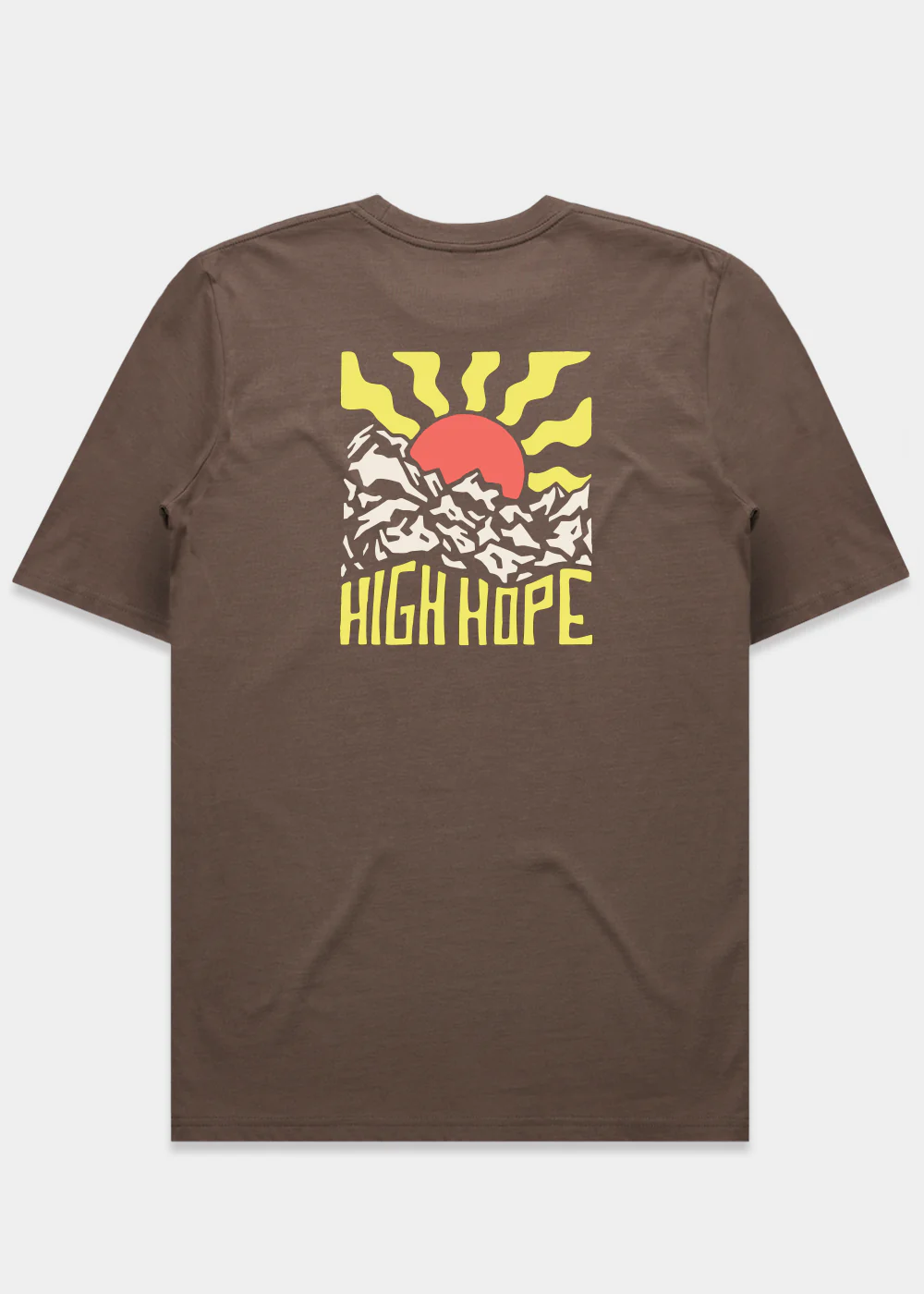 Craggy Cliff T-shirt / Back Print - Image 3