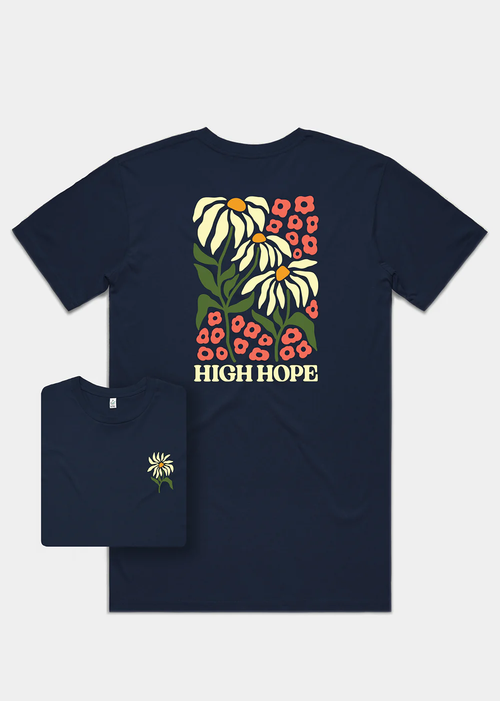 Daisy T-shirt / Back Print - Image 3