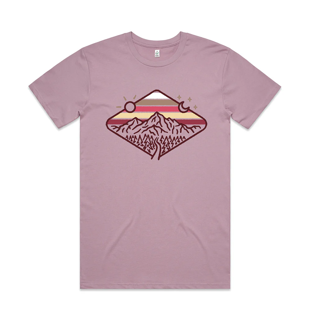 Day & Night Mountains T-shirt / Front Print - Image 3