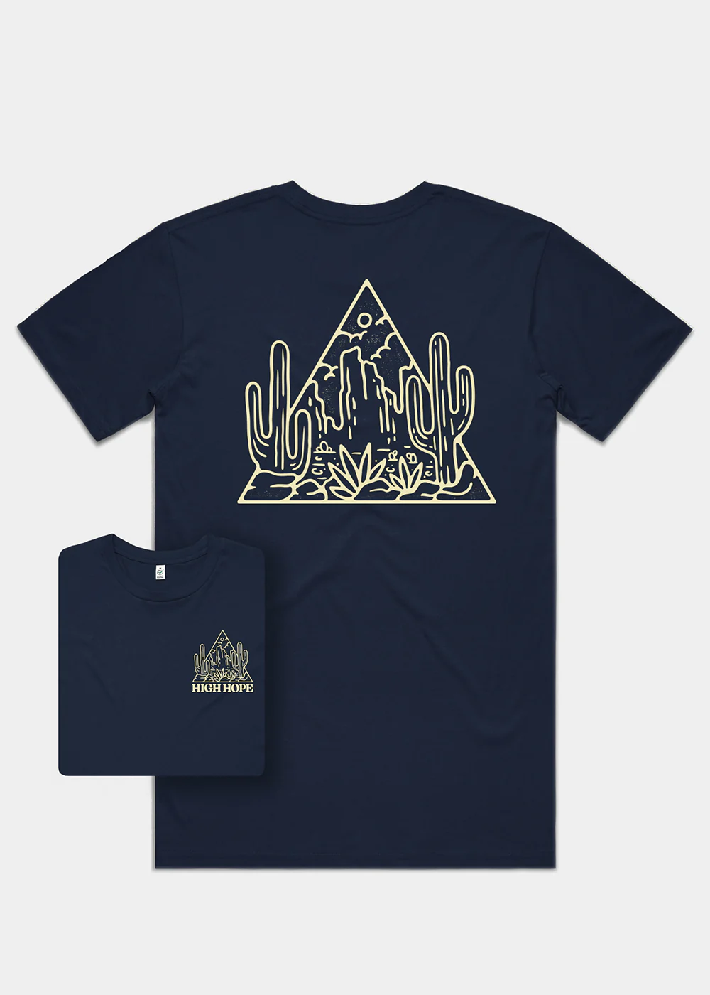 Desert T-shirt / Back Print - Image 2