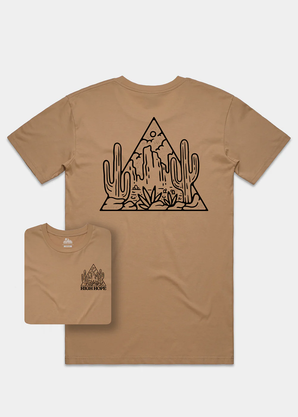 Desert T-shirt / Back Print - Image 3