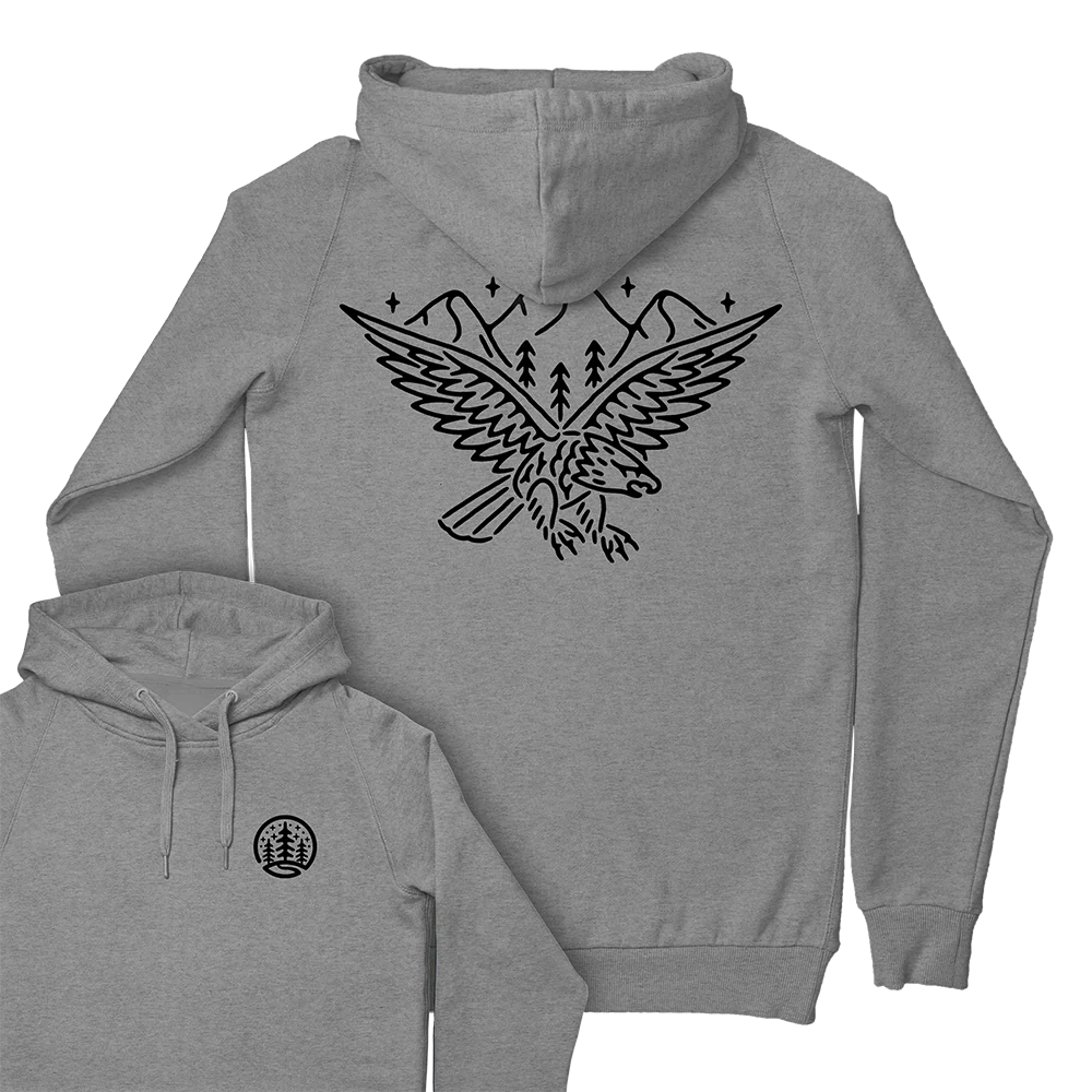Eagle Hoodie / Back Print - Image 4