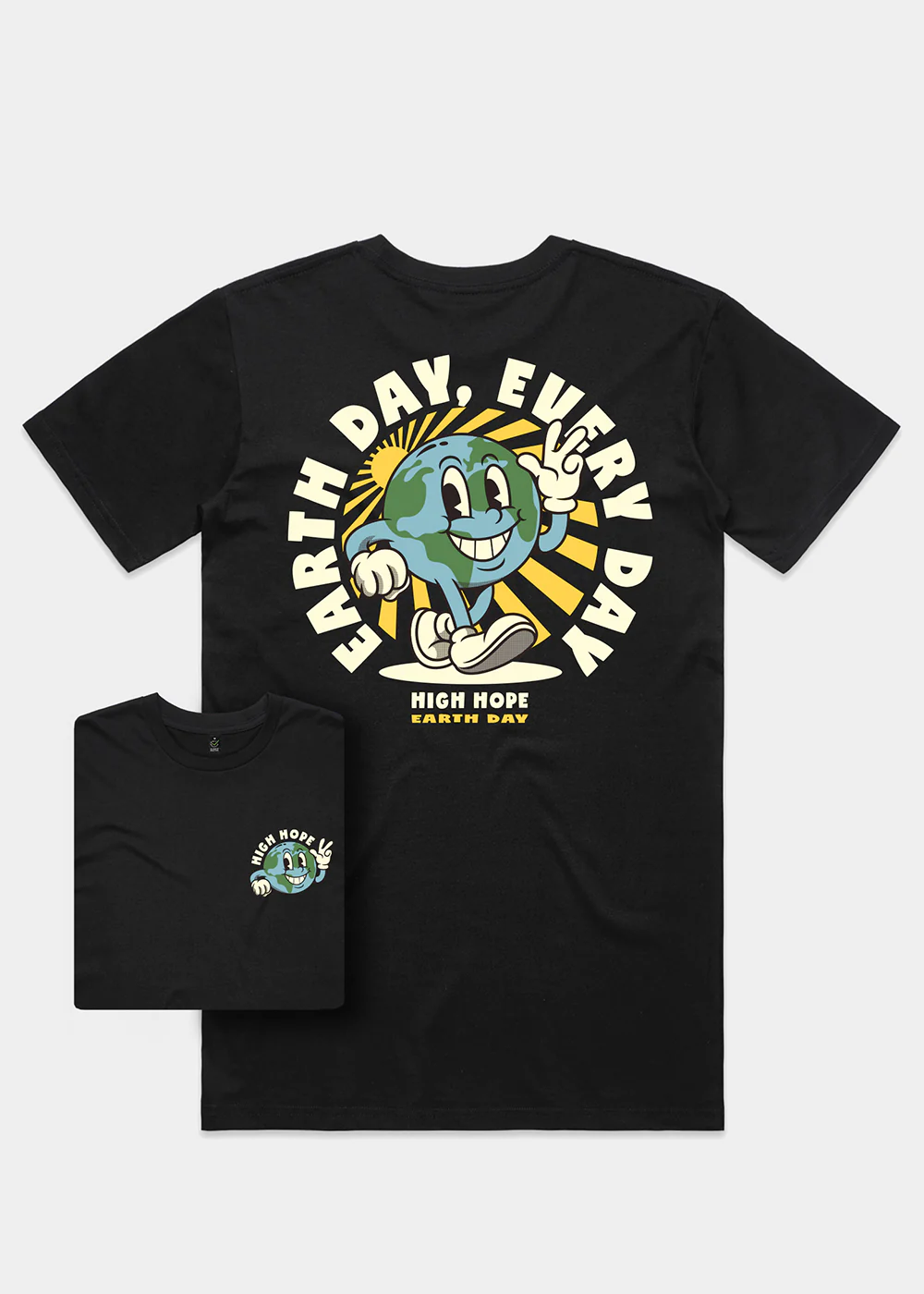 Earth Day Every Day T-shirt / Back Print