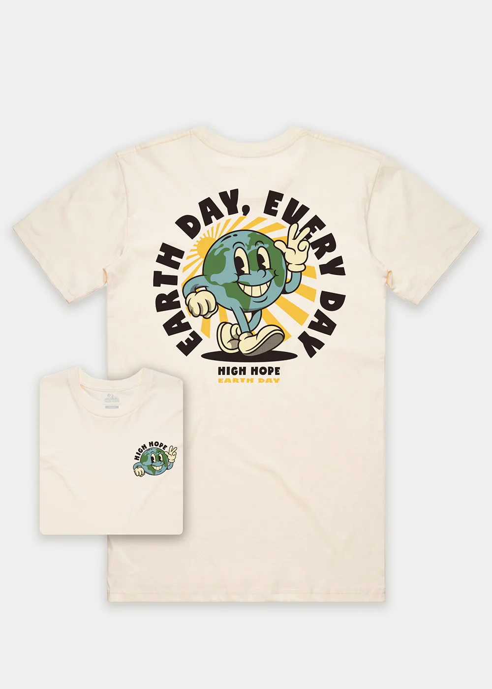Earth Day Every Day T-shirt / Back Print - Image 2