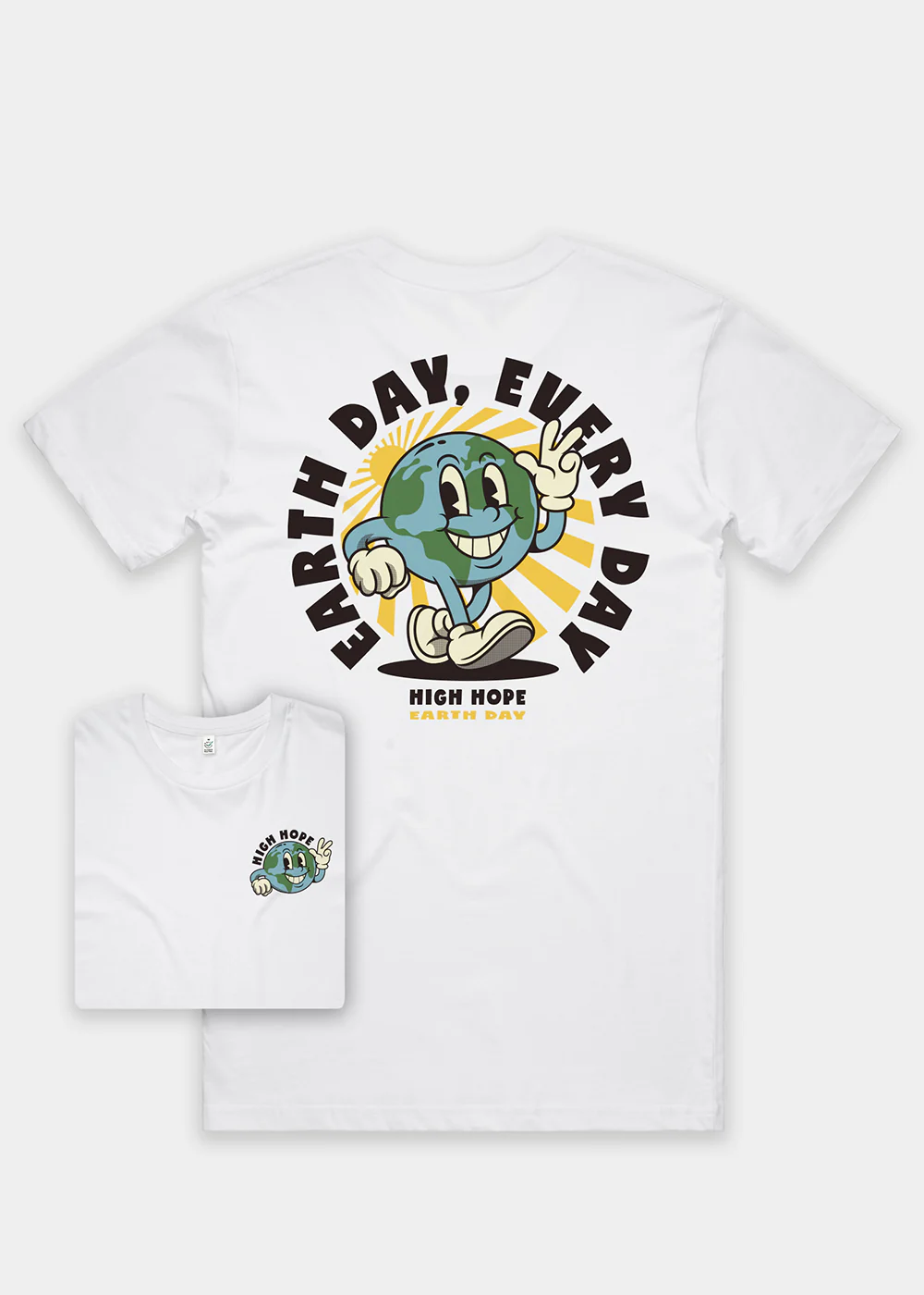 Earth Day Every Day T-shirt / Back Print - Image 3