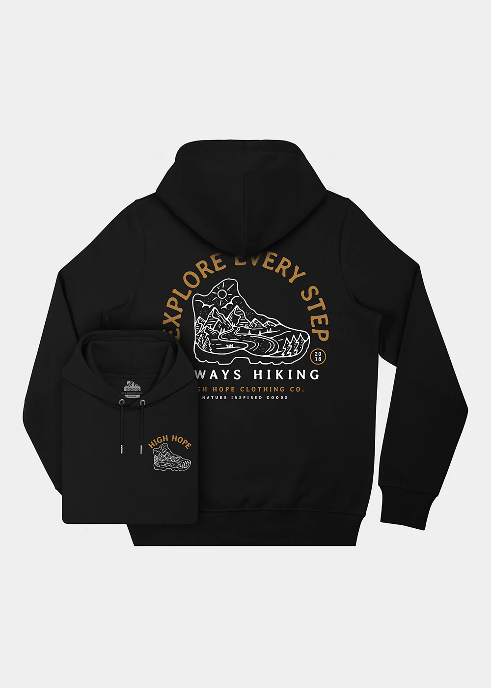 Every Step Hoodie / Back Print - Image 3