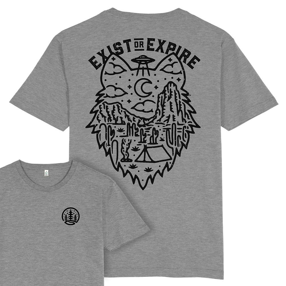 Exist or Expire T-shirt / Back Print - Image 4