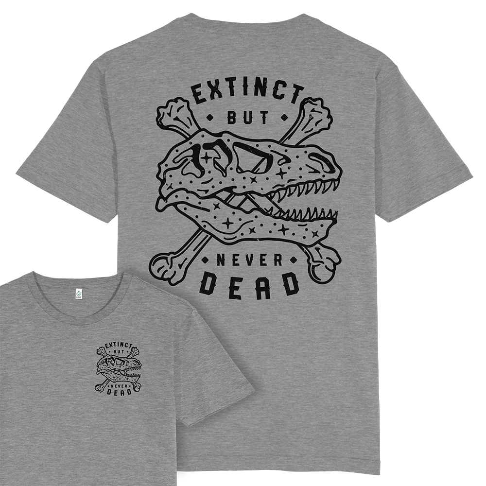 Extinct But Never Dead T-shirt / Back Print - Image 3