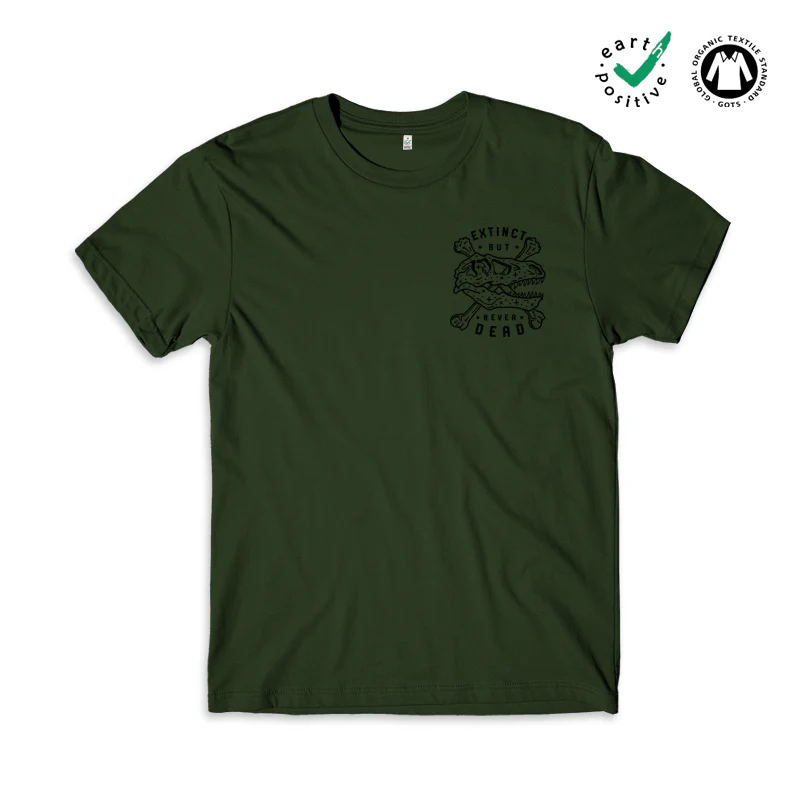 Extinct But Never Dead T-shirt / Pocket Print - Image 4