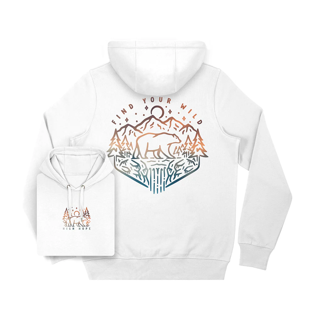 Find Your Wild Hoodie / Back Print - Image 4
