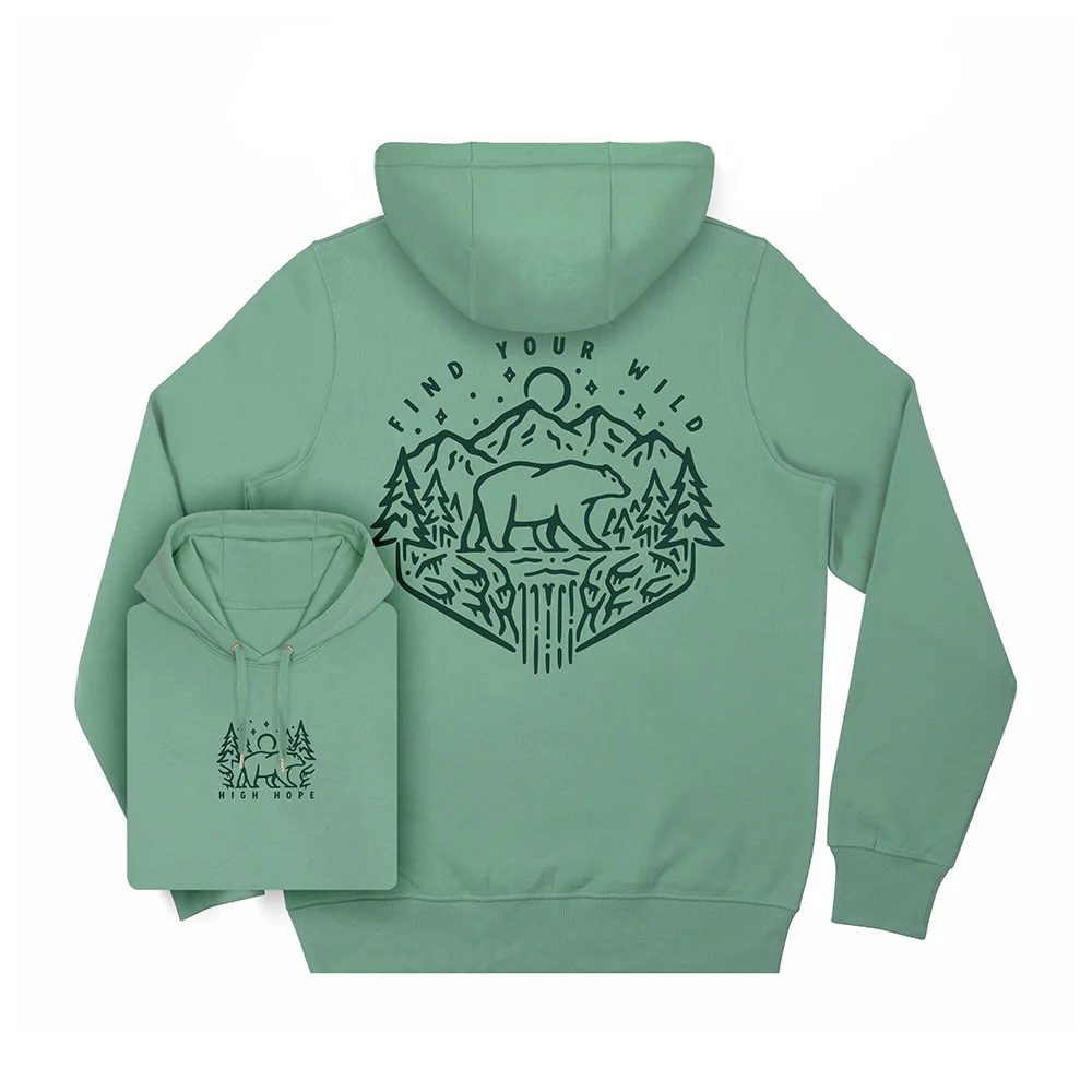 Find Your Wild Hoodie / Back Print - Image 5