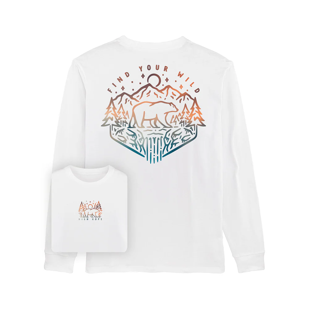 Find Your Wild Long Sleeve / Back Print - Image 3
