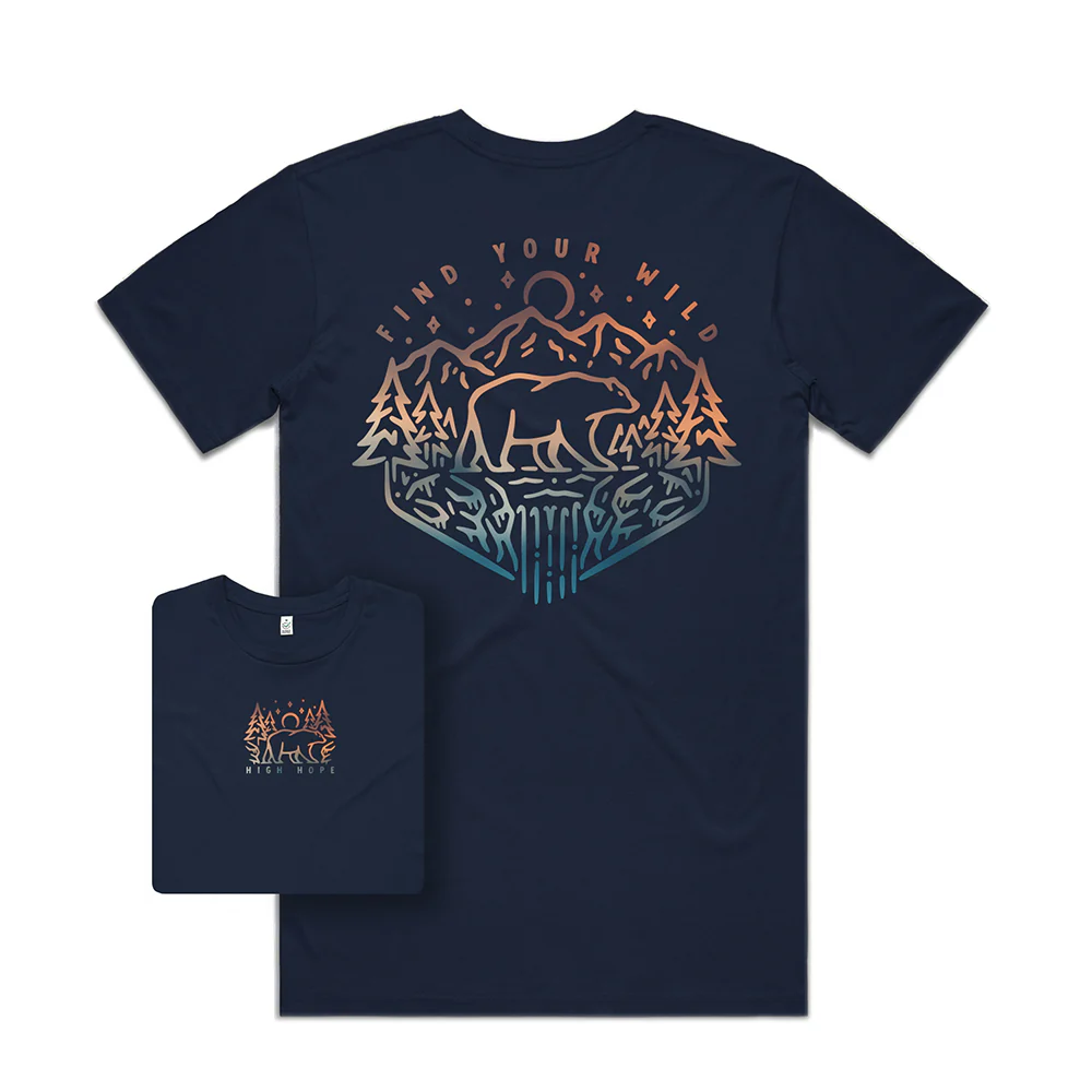 Find Your Wild T-shirt / Back Print