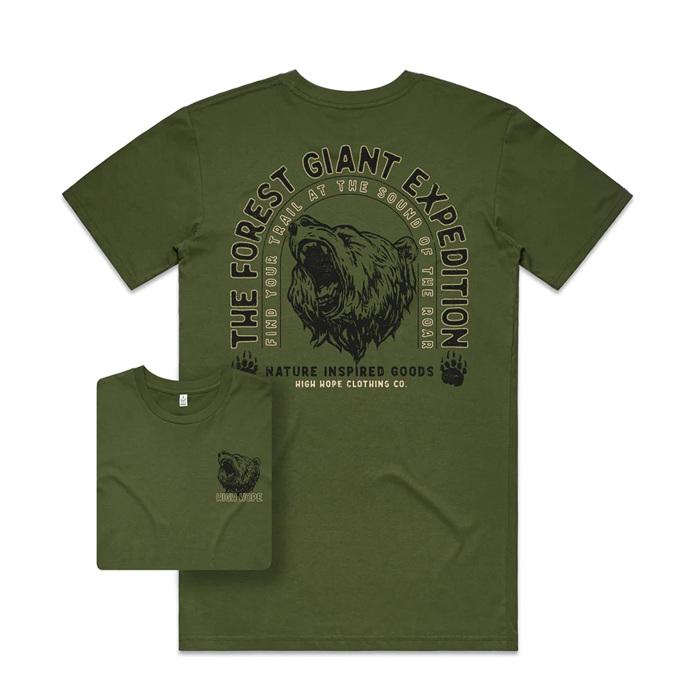 Forest Giant T-shirt / Back Print - Image 5