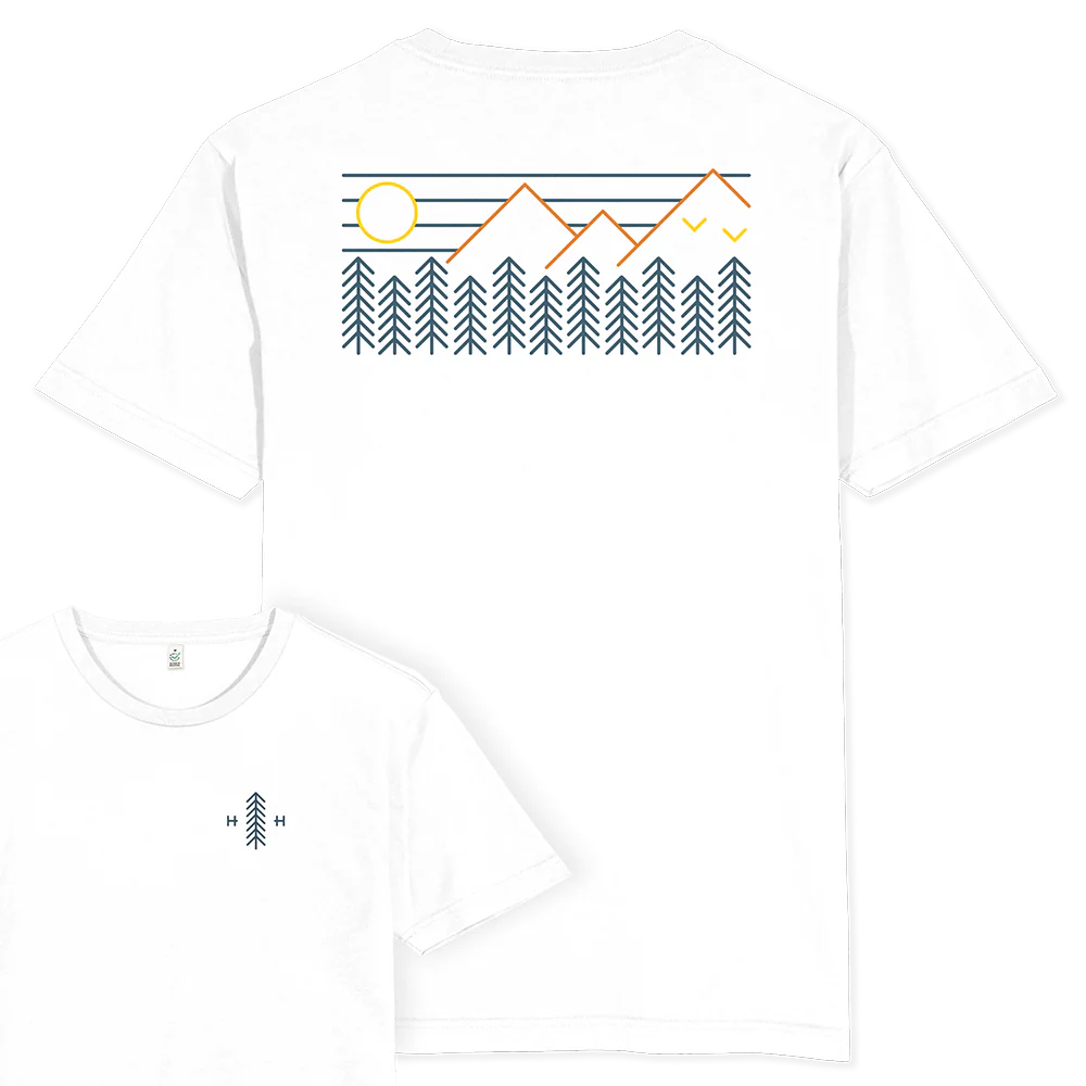 Forest Mountains T-shirt / Back Print