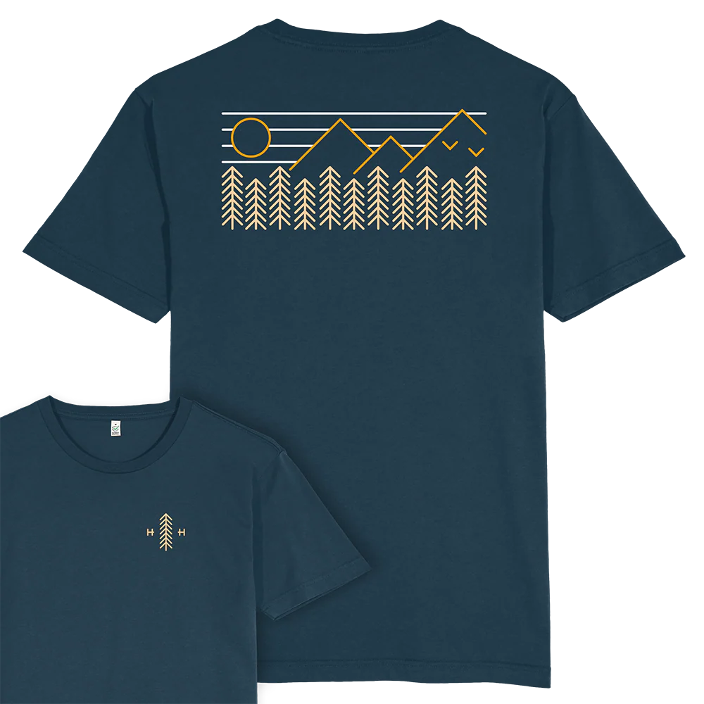 Forest Mountains T-shirt / Back Print - Image 3
